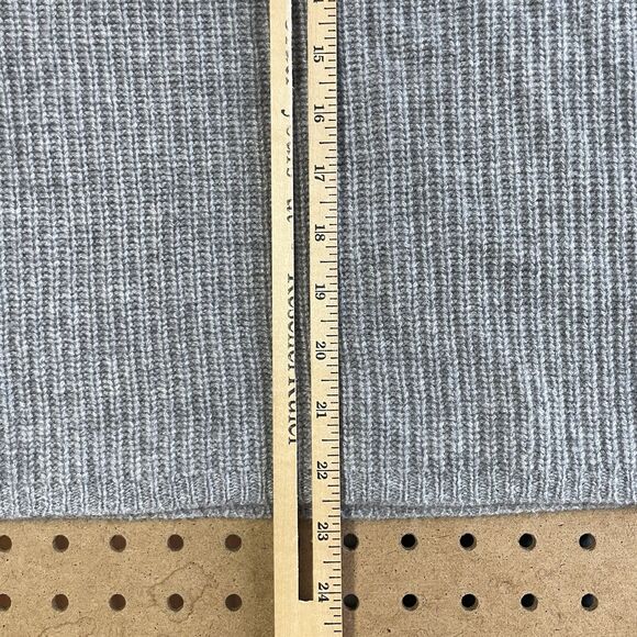 NWOT Jenni Kayne Sweater Womens Large Gray Pure Cashmere Fisherman Crewneck Knit - Picture 8 of 8